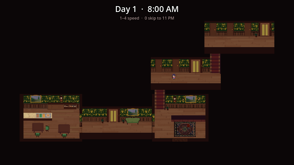 Full hotel map without debug overlay